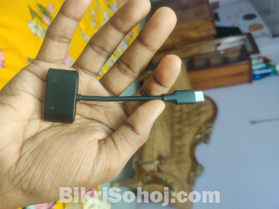 Charging And headphone Dongle